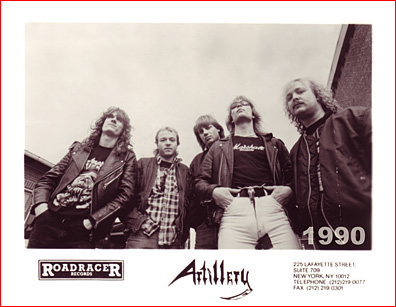 Artillery 1990 promo photo