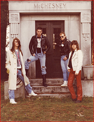 1985 promo pic of the band